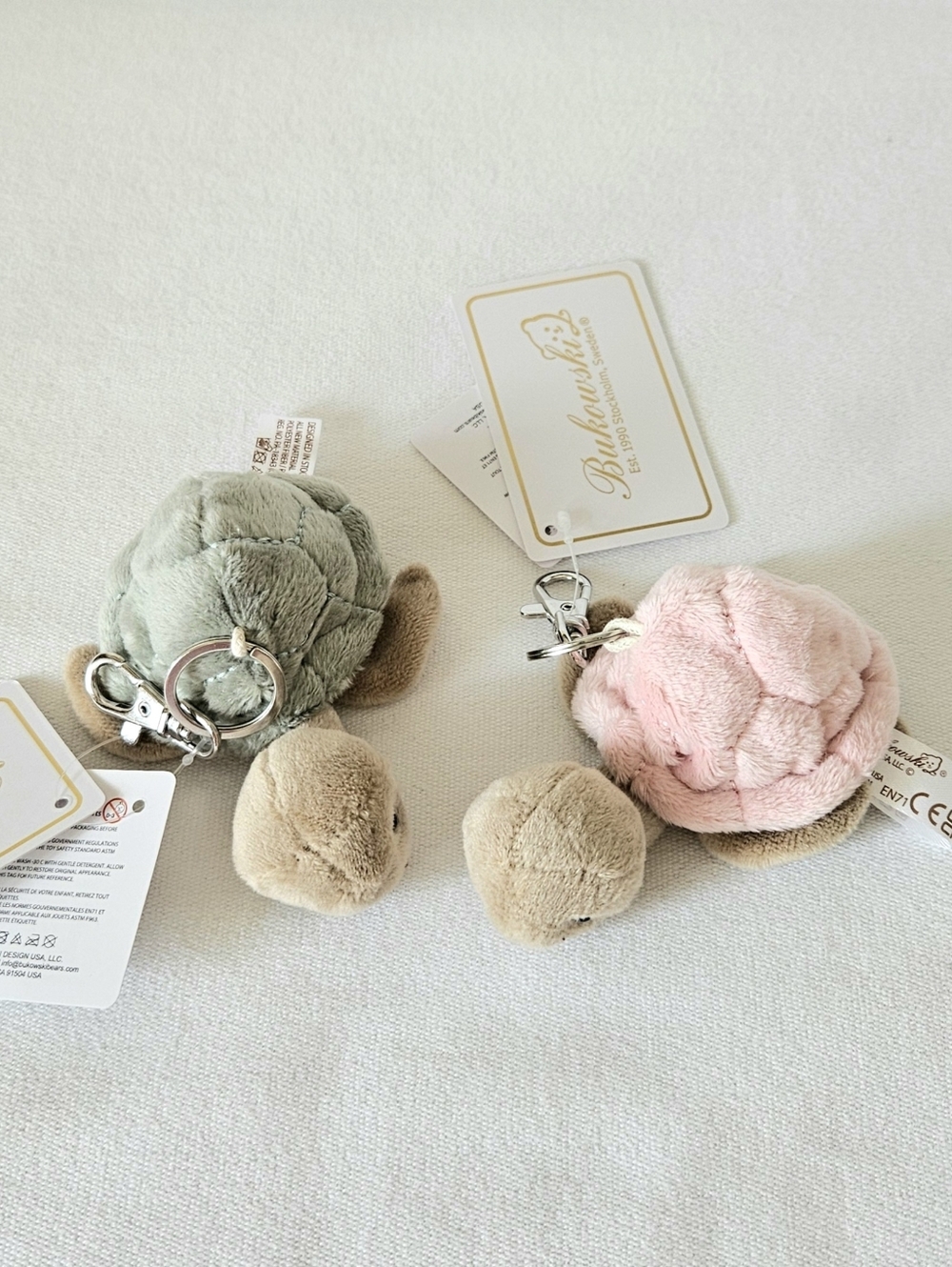 Bukowski 2 Turtle bag charms